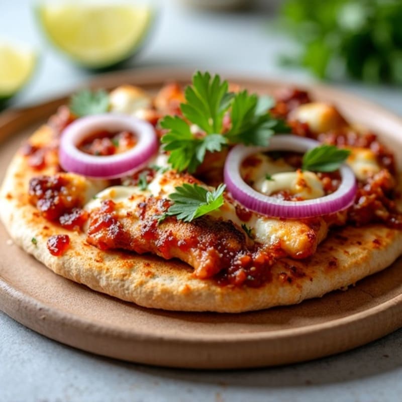 High-Protein BBQ Chicken Pizza