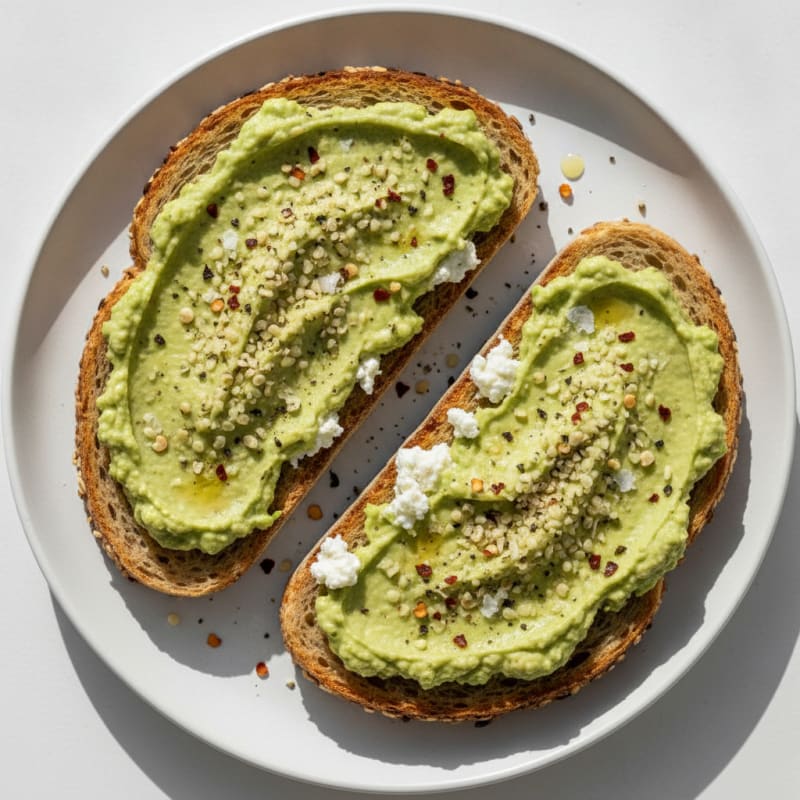 Avocado Toast with Whipped Cottage Cheese