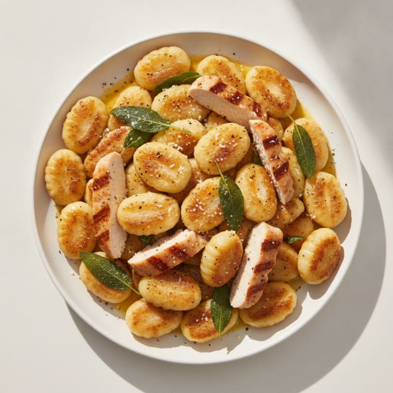Ricotta Gnocchi with Sage Butter Sauce