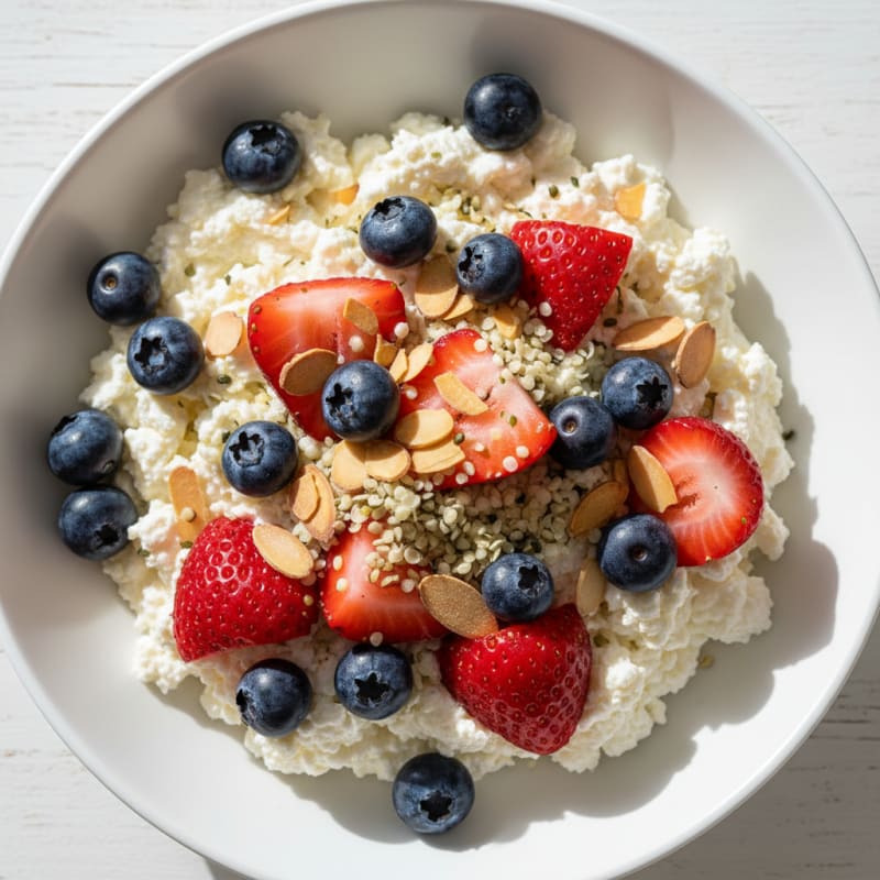 Cottage Cheese Berry Protein Bowl