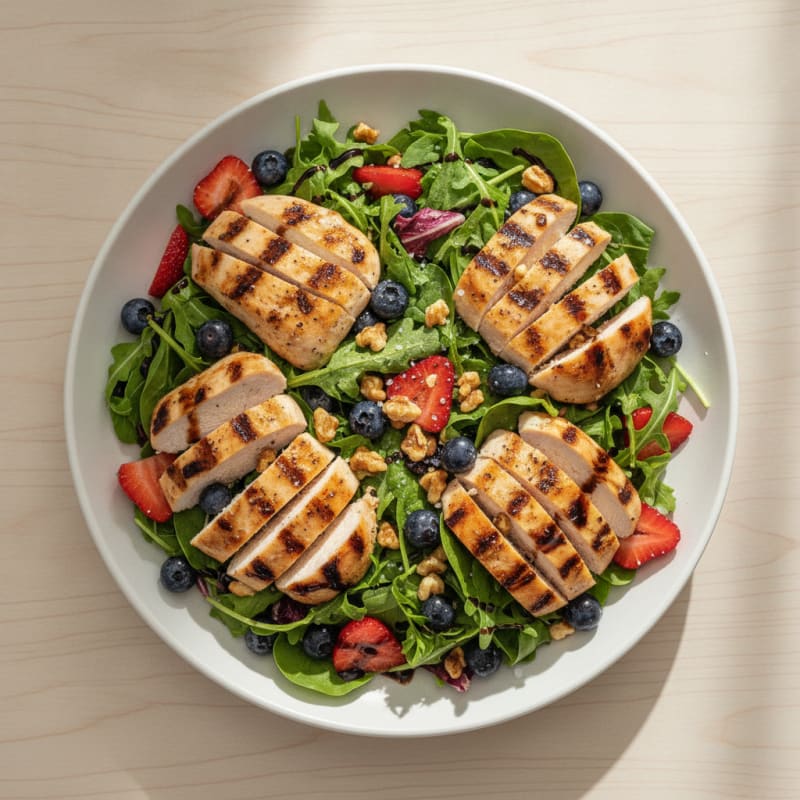 Grilled Chicken and Berry Salad
