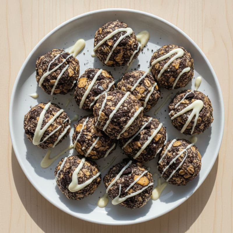 Cookies & Cream Protein Energy Bites