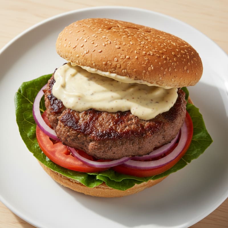 Classic Beef Burger with Secret Sauce