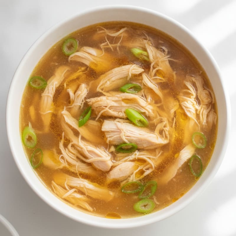 Protein-Packed Classic Egg Drop Soup