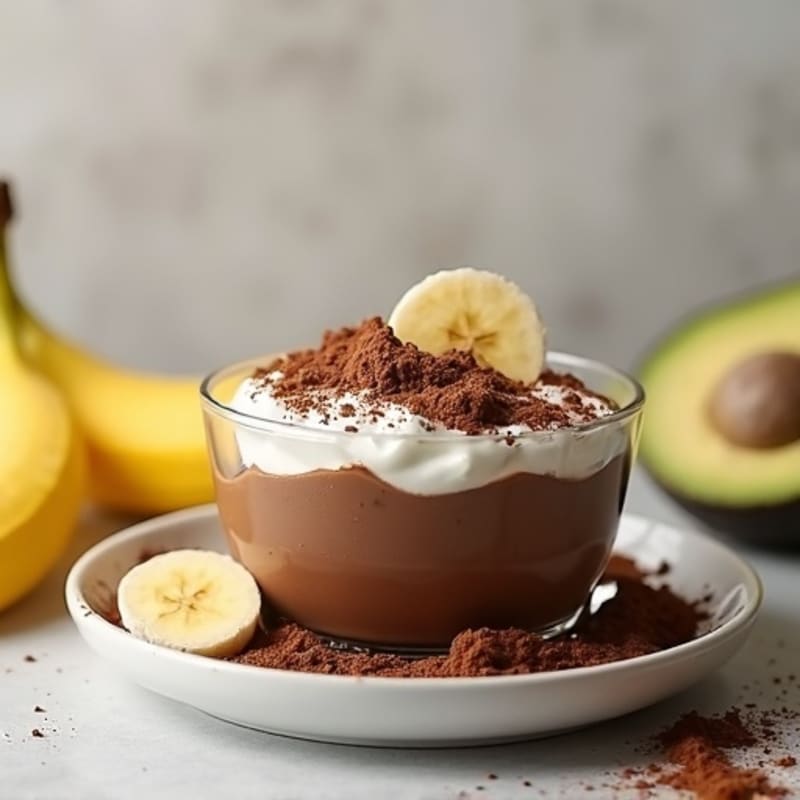 Silky Chocolate Protein Pudding with Greek Yogurt
