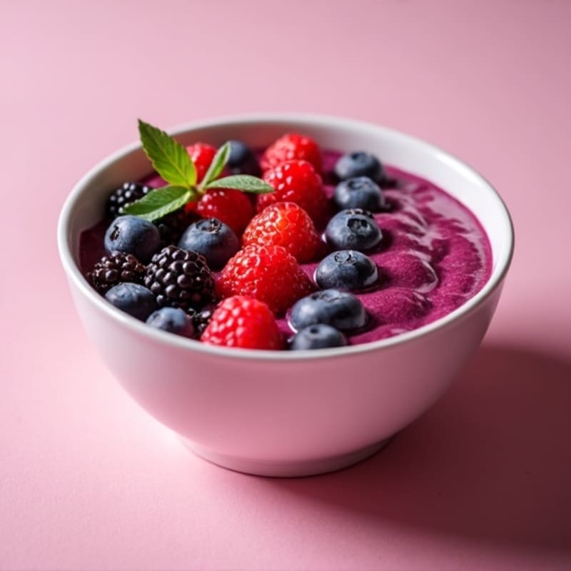 Triple Berry Protein-Packed Açaí Bowl