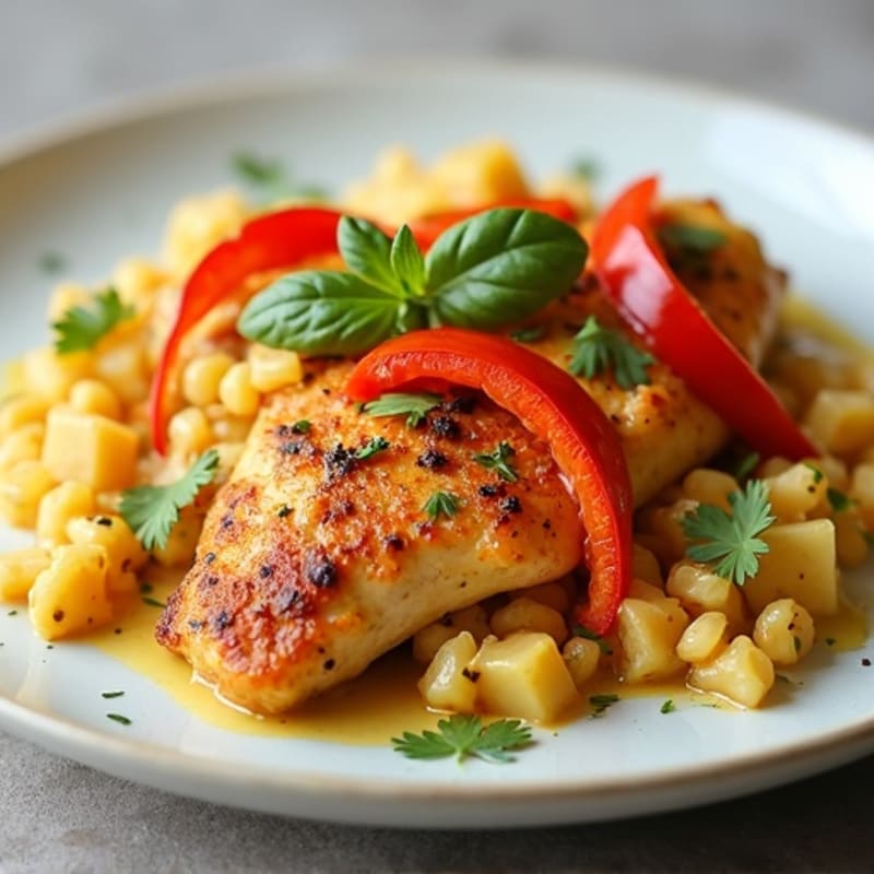 Creamy Coconut Spiced Chicken