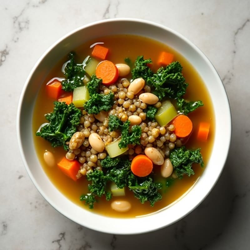 Hearty Kale and White Bean Soup