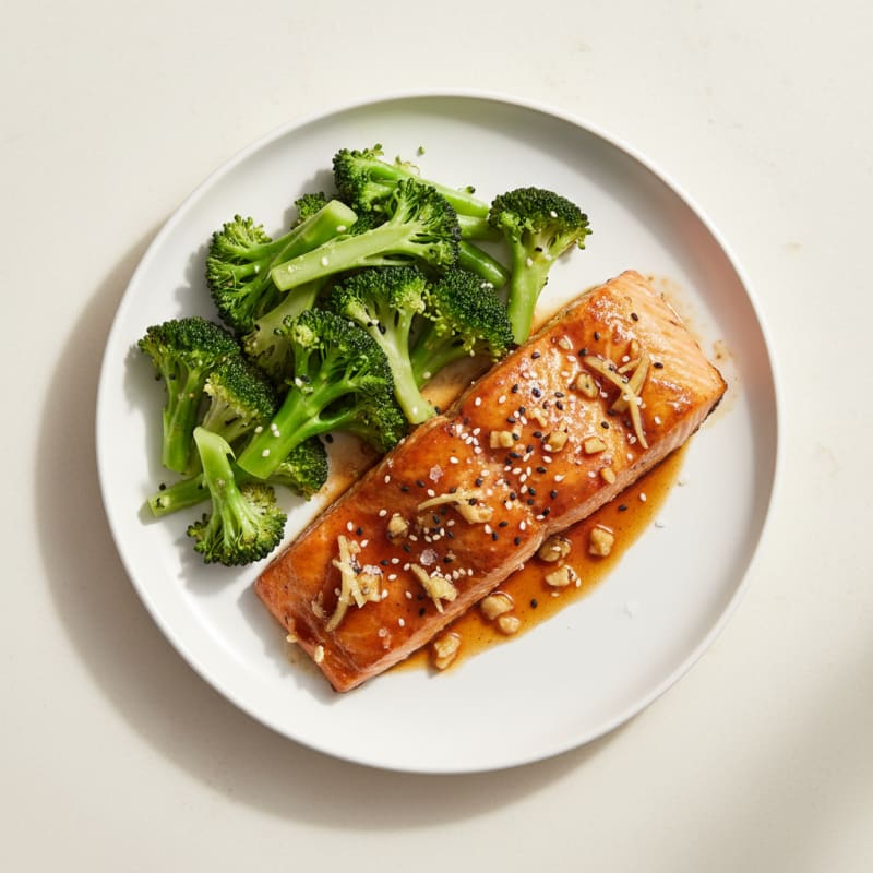 Golden Teriyaki Glazed Salmon
