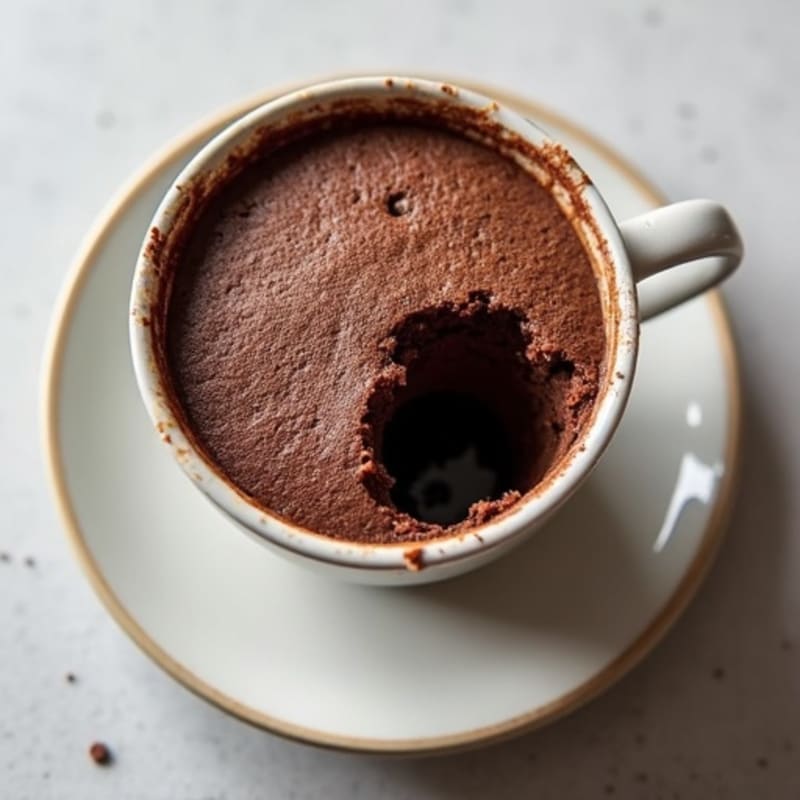 Protein-Packed Double Chocolate Mug Cake
