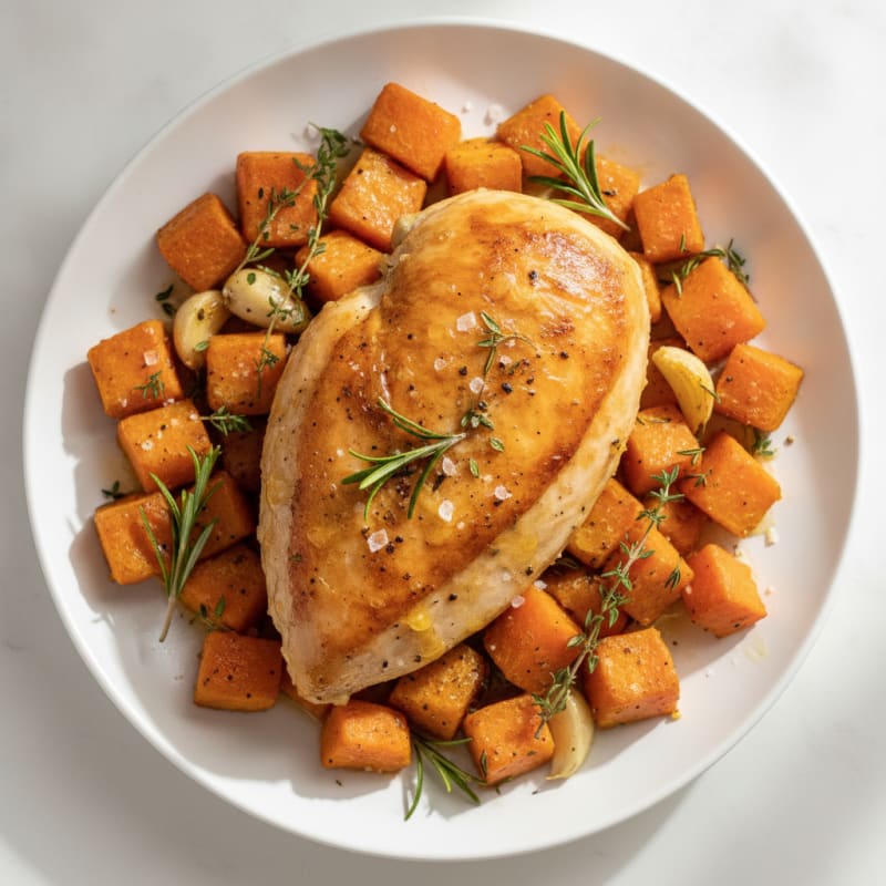 Herb-Roasted Chicken with Root Vegetables