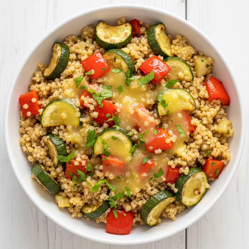 Roasted Vegetable Quinoa Bowl