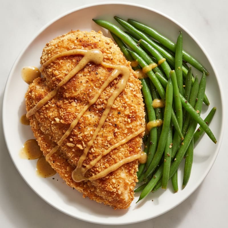 Buttermilk Fried Chicken with Honey-Mustard