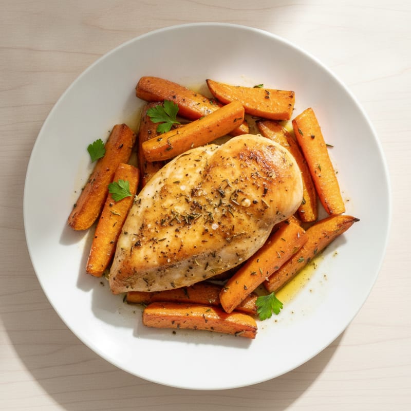Herb-Roasted Chicken with Root Vegetables
