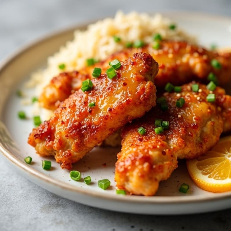 Crispy Honey-Orange Glazed Chicken