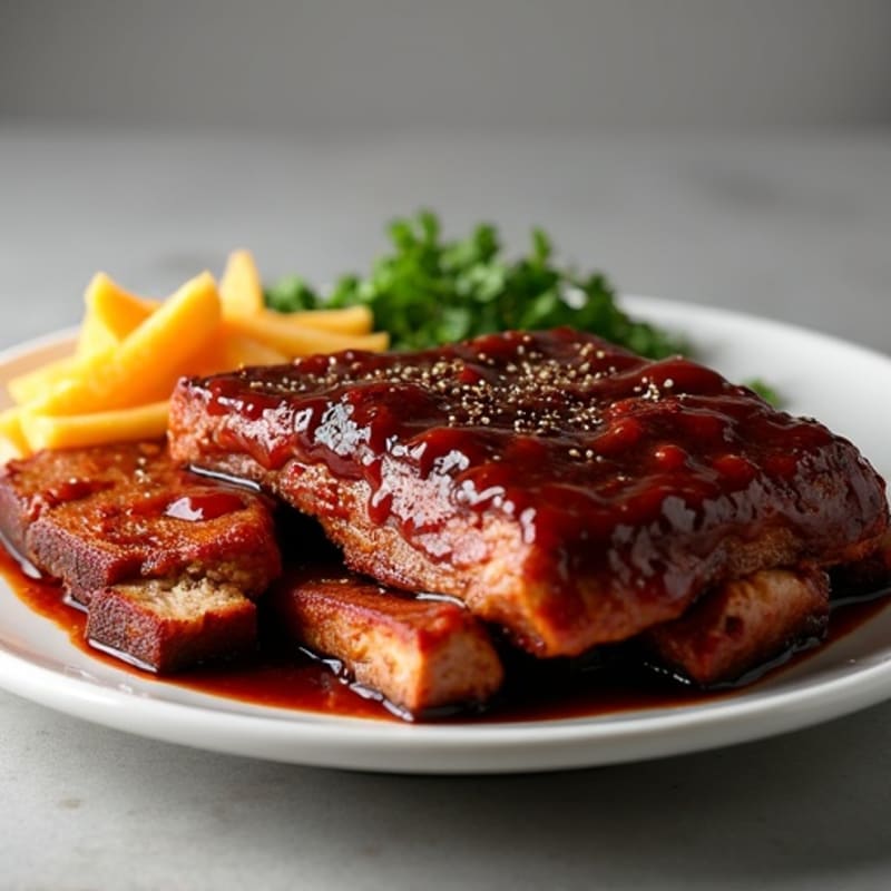 Tender Baby Back Ribs with Homemade Sticky BBQ Sauce