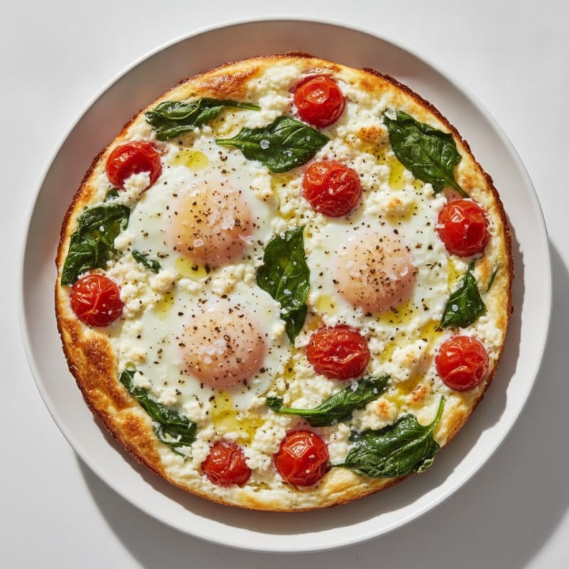 Protein-Packed Baked Eggs with Creamy Cottage Cheese