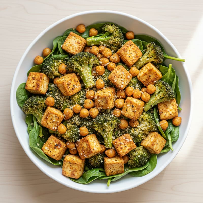 Roasted Chickpea & Veggie Buddha Bowl