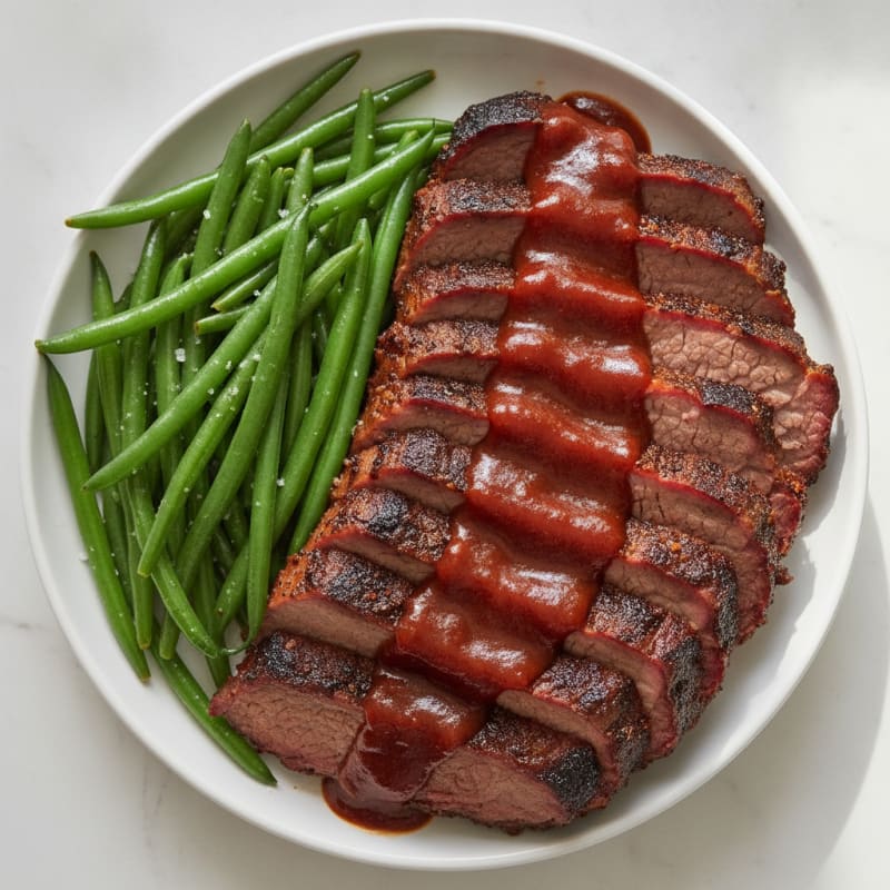 Texas Smoked Brisket with BBQ Glaze