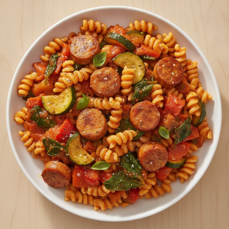 Chicken Sausage and Vegetable Pasta