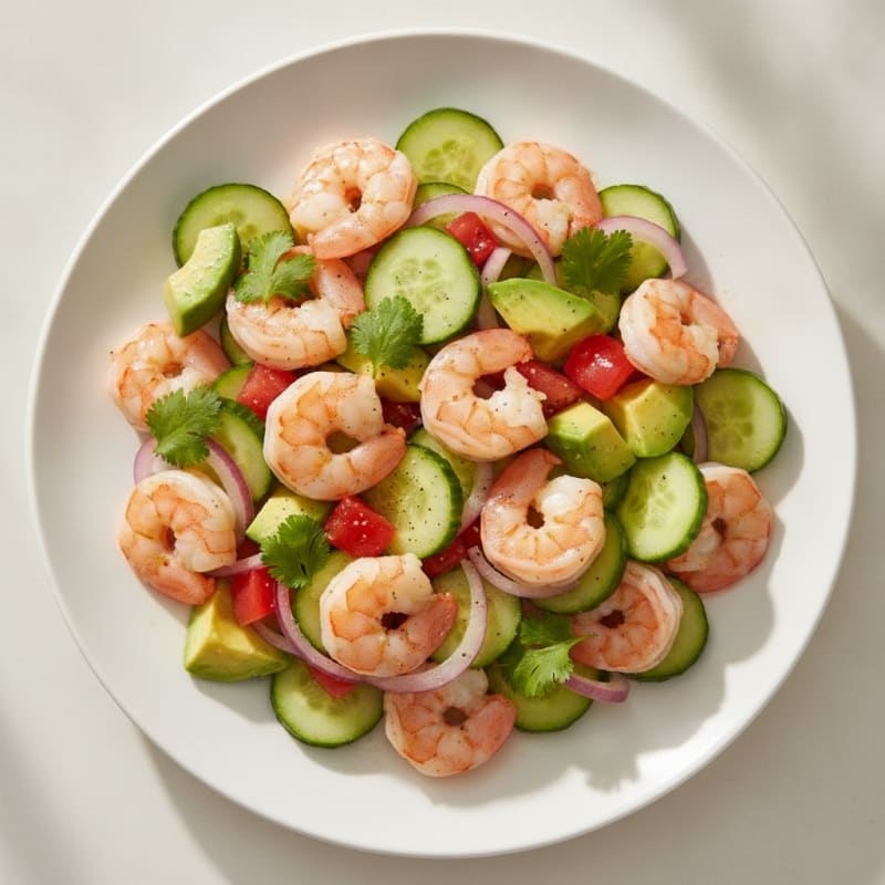 Citrus-Marinated Shrimp and Avocado Ceviche
