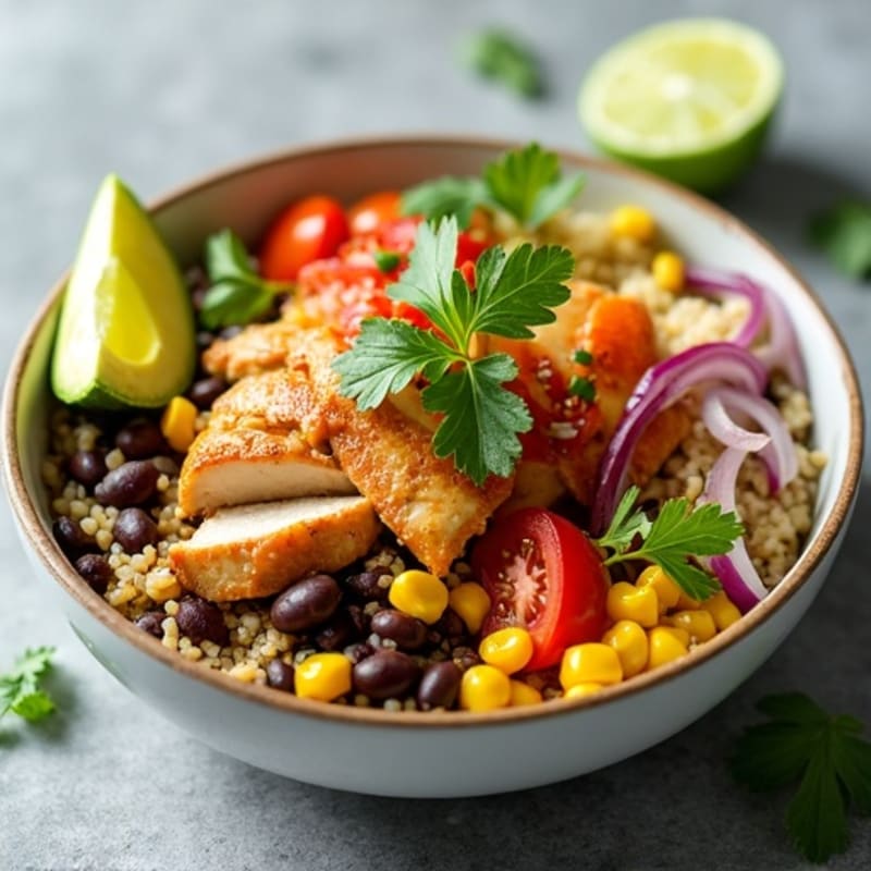 Fresh Black Bean Burrito Bowl
