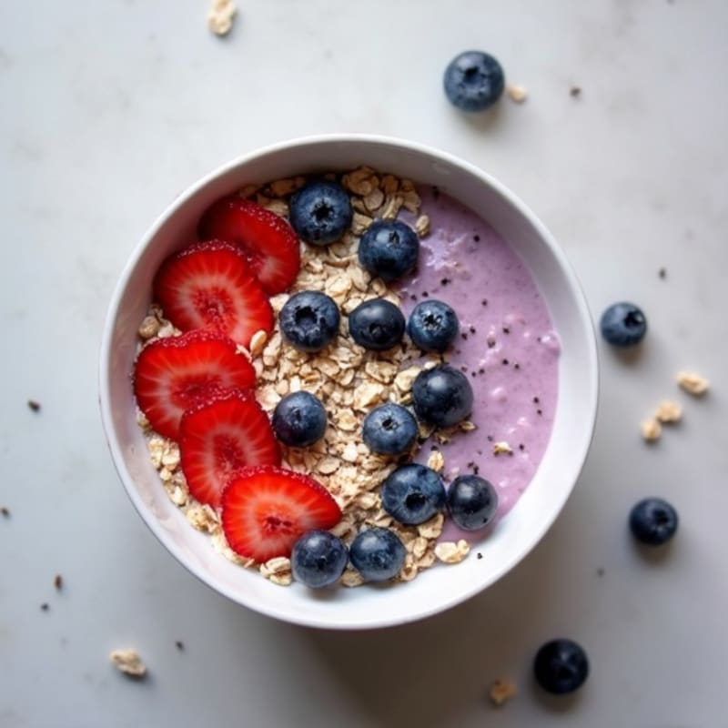 Creamy Berry Overnight Oats