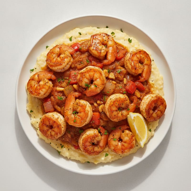 Cajun Shrimp and Grits