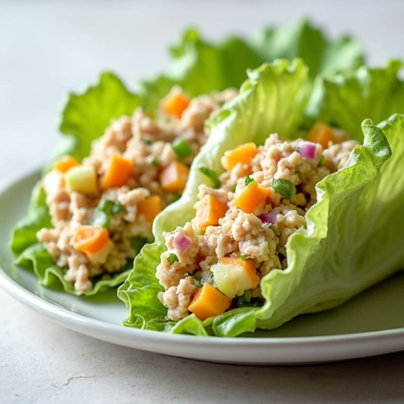 Tuna Salad Lettuce Wraps