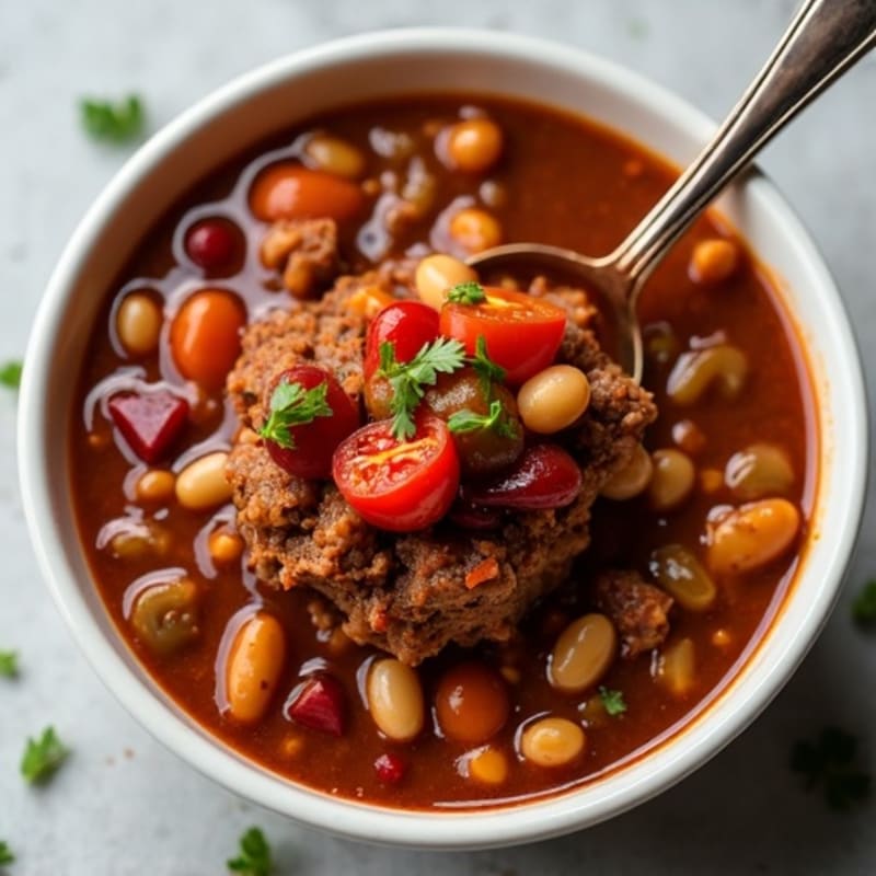 Hearty Slow Cooker Beef Chili