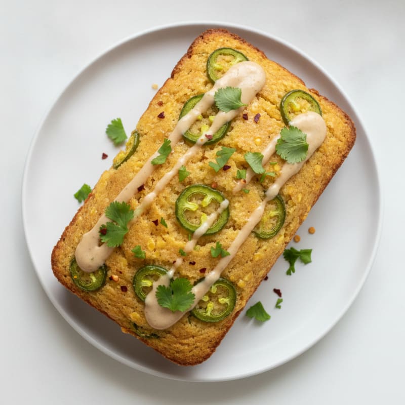 Savory Protein Cornbread Loaf