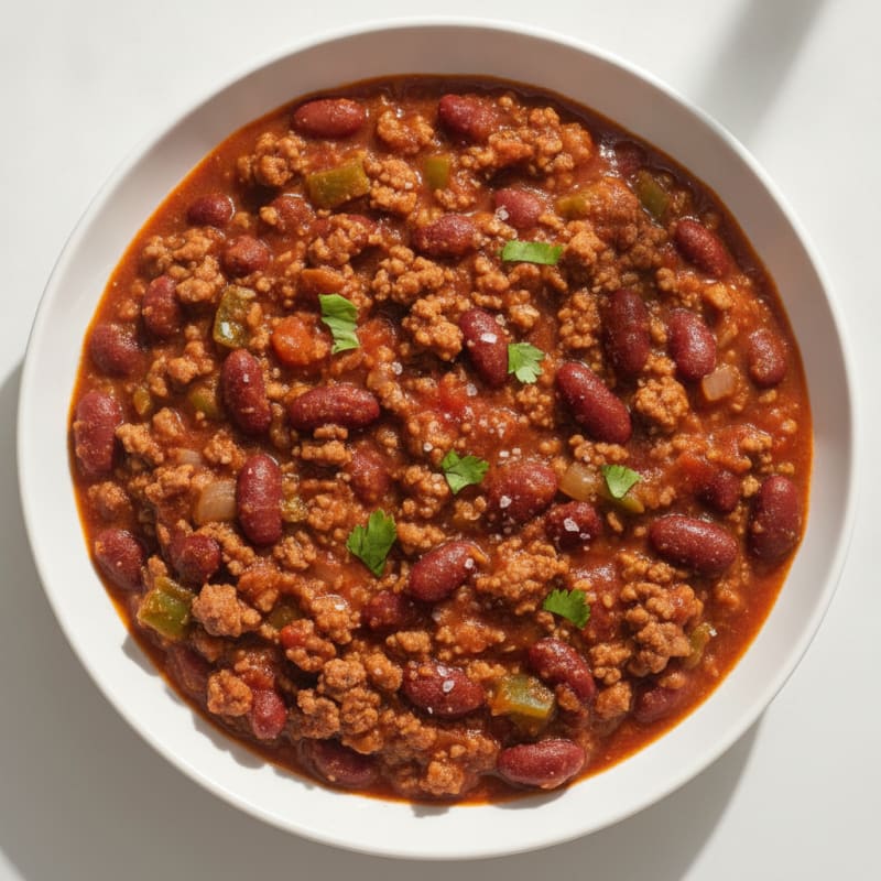 Hearty Slow Cooker Beef Chili