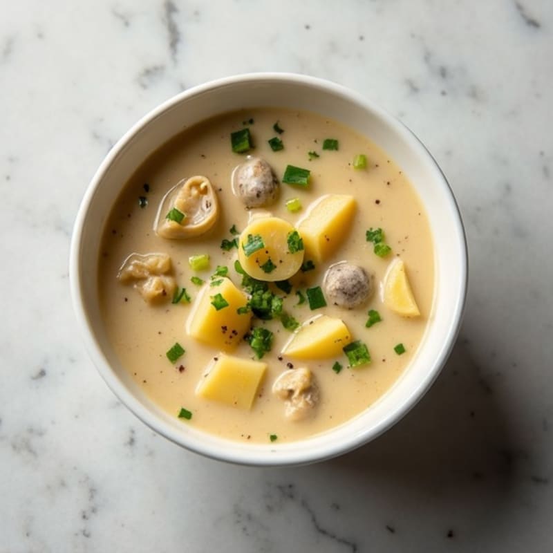 Creamy Healthy Clam and Potato Soup
