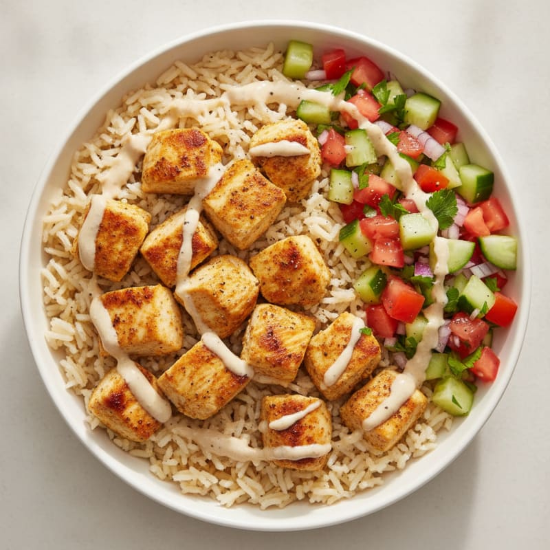 Chicken Shawarma Rice Bowl