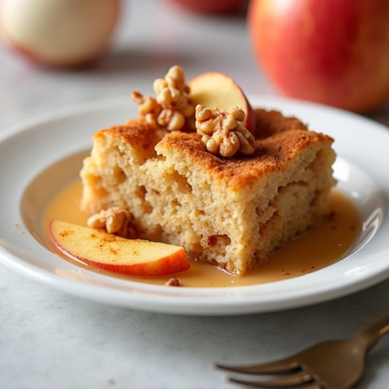 Protein-Rich Baked Apple Cinnamon Bread Pudding