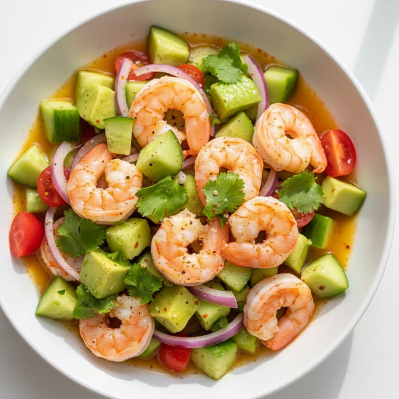 Zesty Chili-Lime Shrimp Ceviche with Avocado