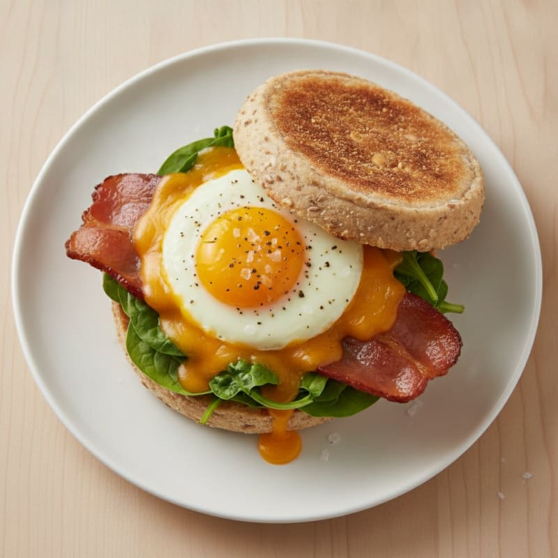 Baked Egg English Muffin