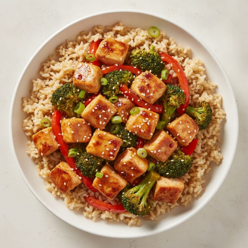 Clean General Tso's Chicken Stir-Fry