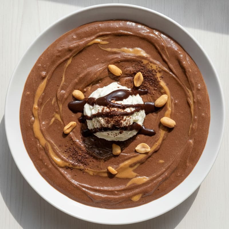 Chocolate Peanut Butter Protein Smoothie