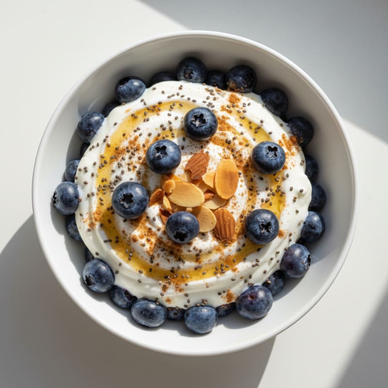 Blueberry Yogurt Chia Seed Parfait