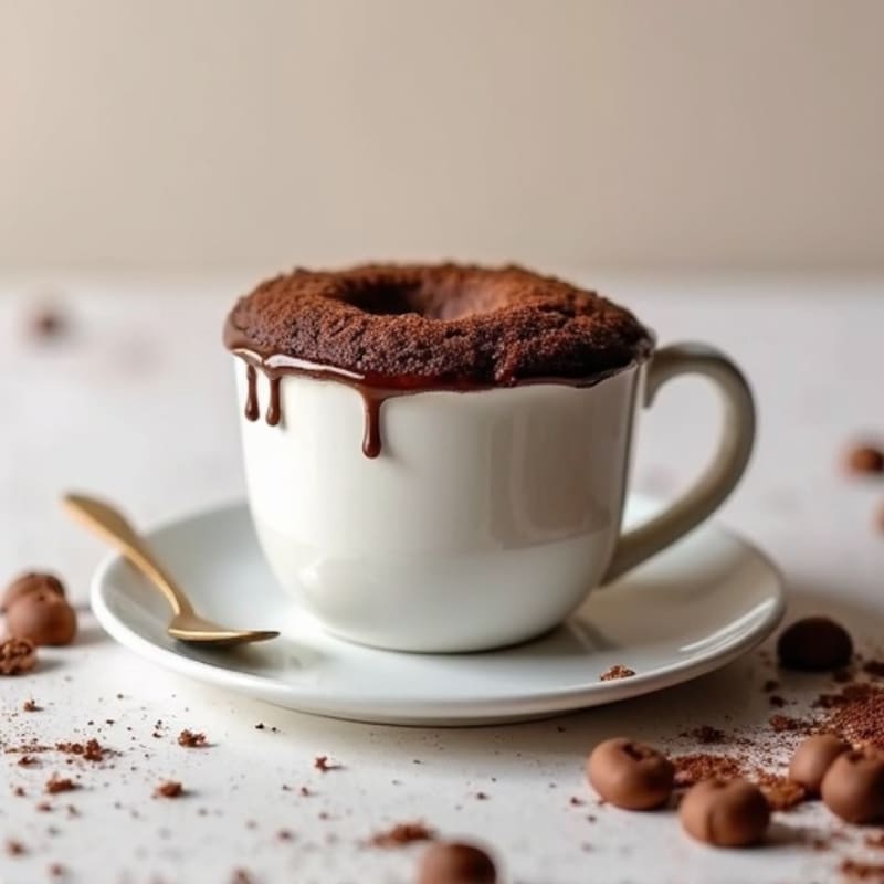 3-Ingredient Protein Chocolate Mug Cake