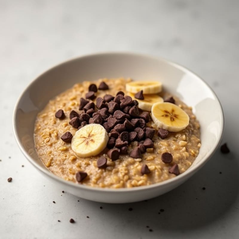 Dense Chocolate Chip Protein Baked Oats