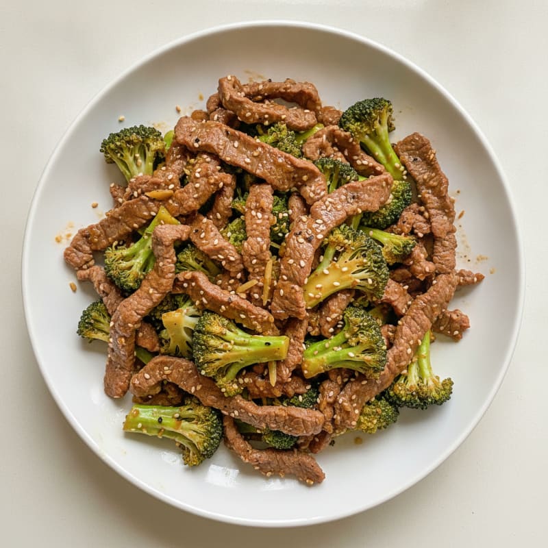 Sesame Beef and Broccoli Stir-Fry