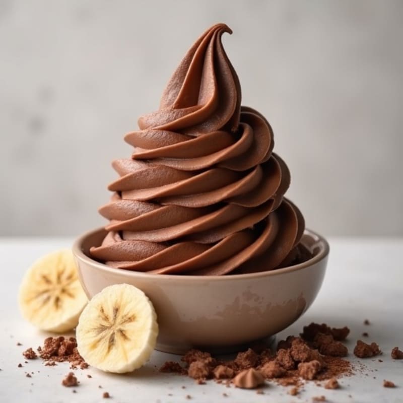 Thick Chocolate Protein Soft Serve