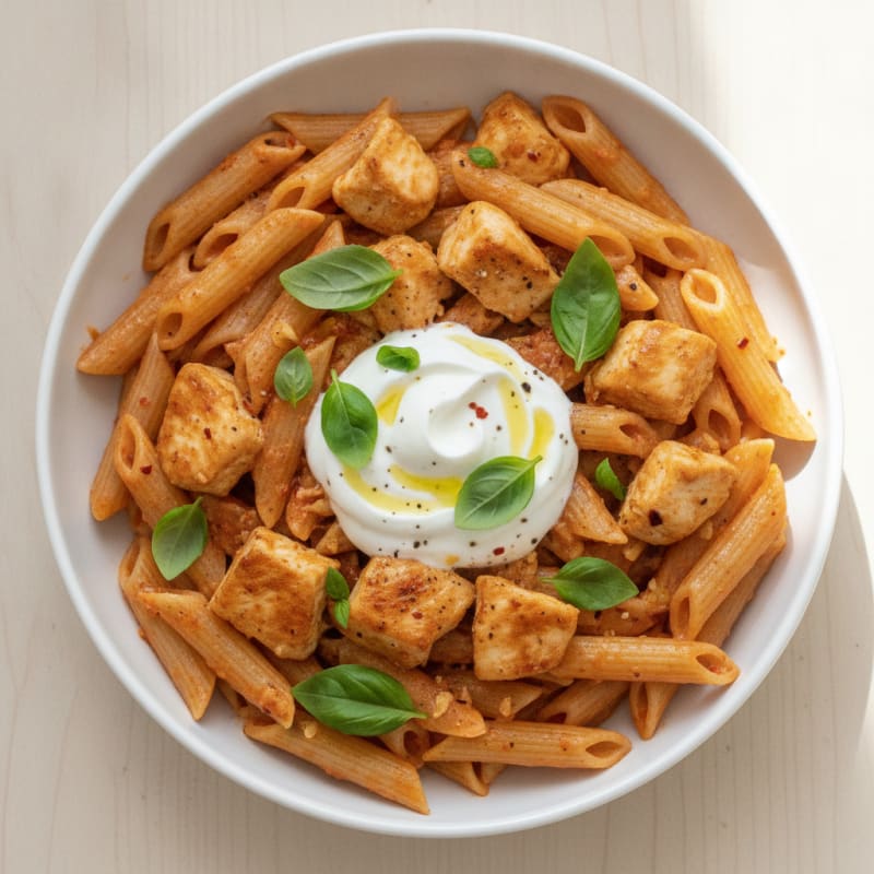 Creamy Tomato Vodka Pasta with Chicken