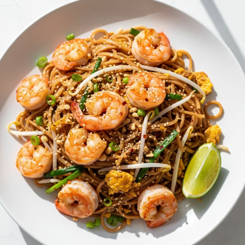 Shrimp Pad Thai Noodles