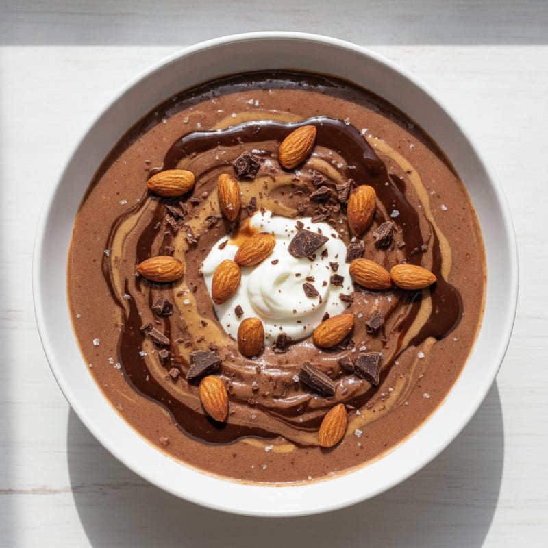 Chocolate Almond Breakfast Smoothie