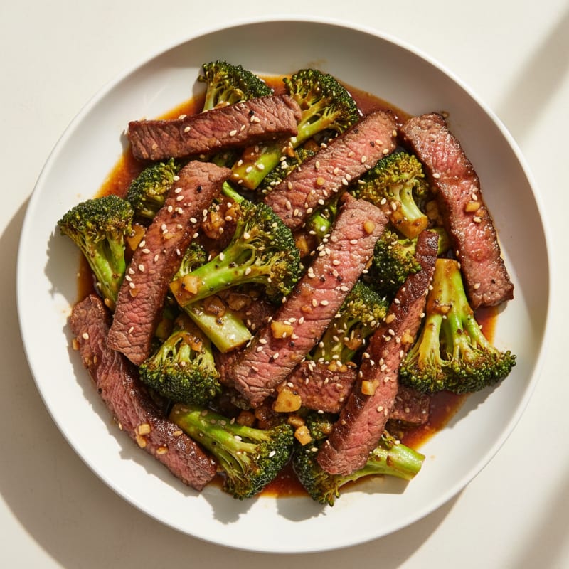 Sesame Beef and Broccoli Stir-Fry