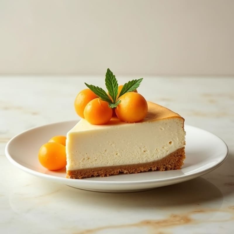Lightened-Up Vanilla Bean Cheesecake