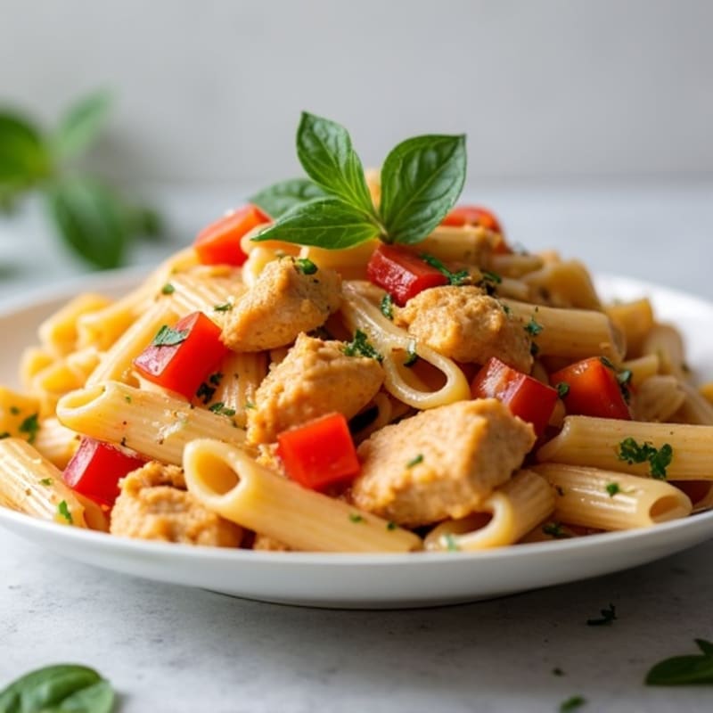 Creamy Cajun Chicken Pasta with Bell Peppers